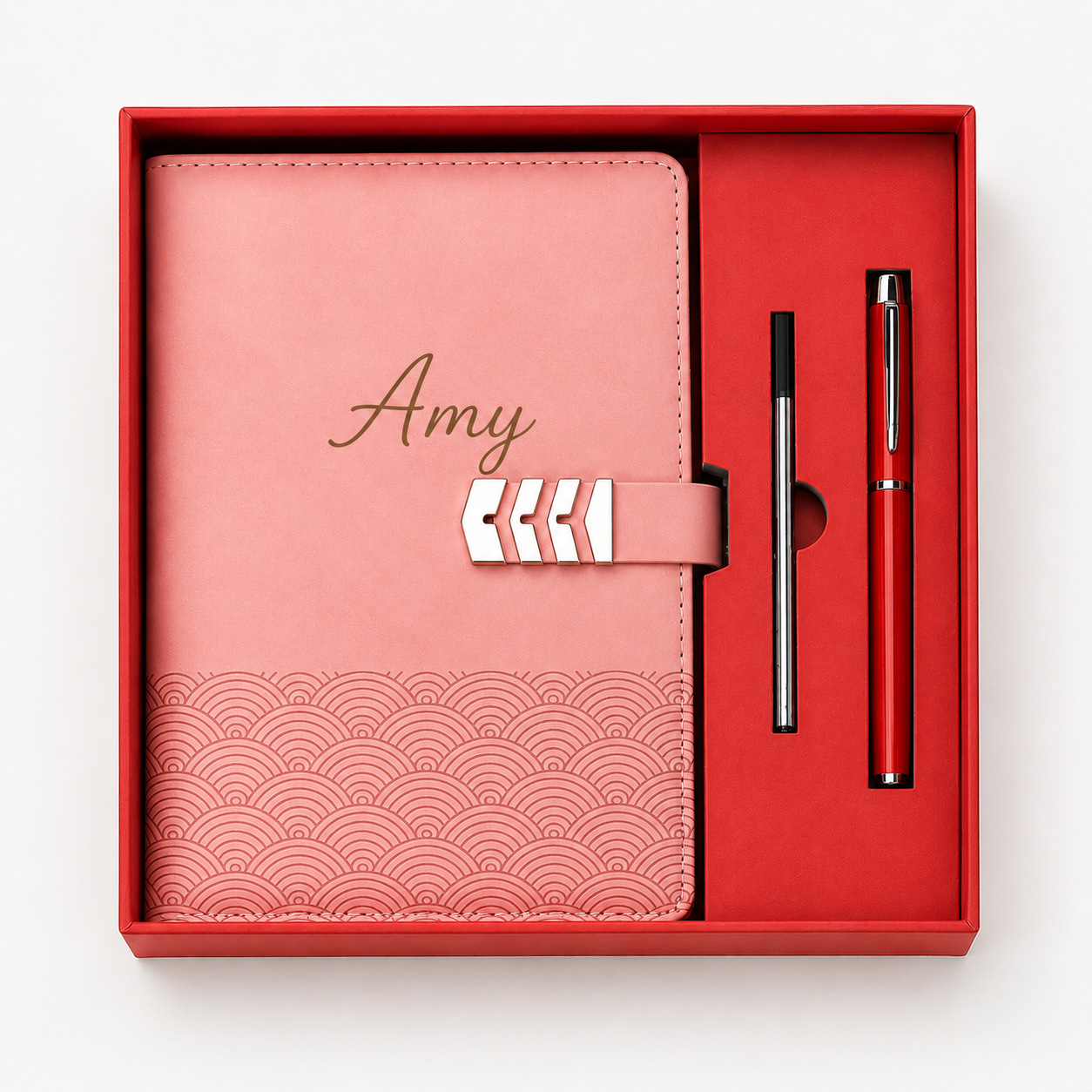 Personalized Notebook and Pen Gift Set