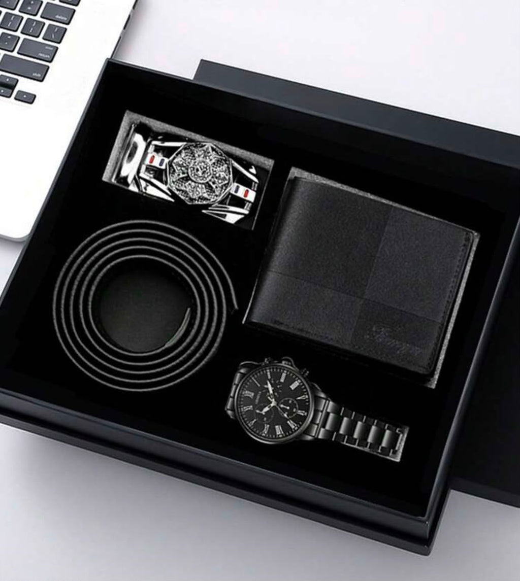 Men’s Watch & Accessories Gift Set