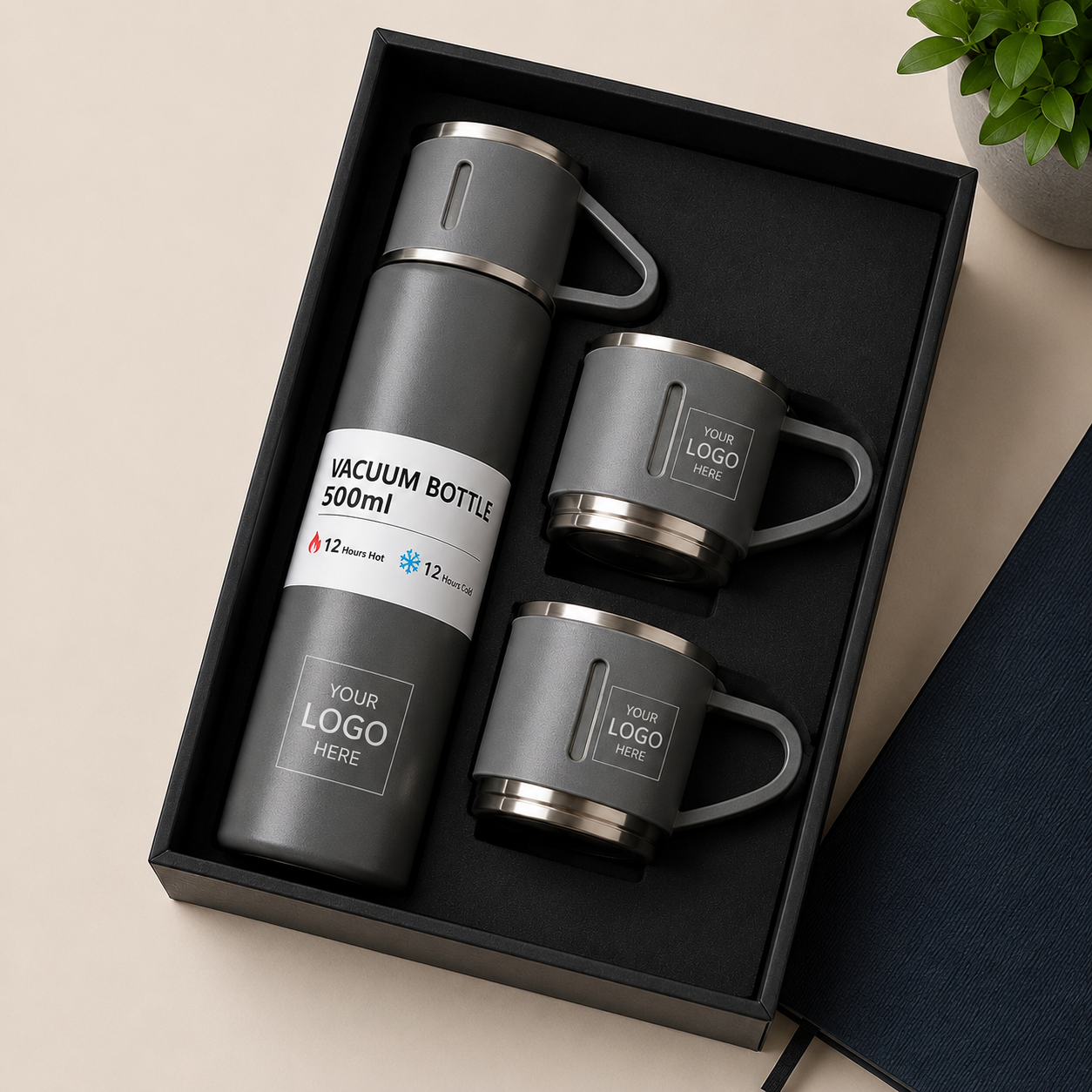 Vacuum Flask Set - Customizable